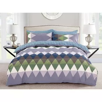 Постельное бельё 1.5 сп Pure Cotton, размер 150x220 см, 145x215 см, 70x70 см - 2 шт