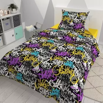 Постельное бельё 1.5 сп, размер 150x215 см, 145x215 см, 70x70 см