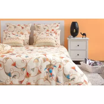 Постельное бельё 1.5 сп, размер 180х220 см, 145х210 см, 50х70 см - 2 шт