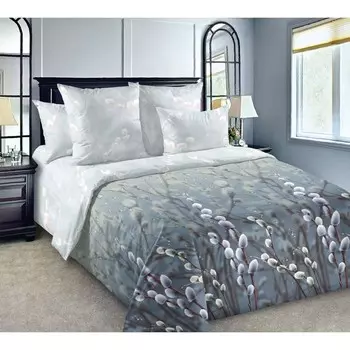 Постельное бельё 1.5 сп «Весенняя капель», размер 220х180 см, 215х150 см, 70х70 см - 2 шт