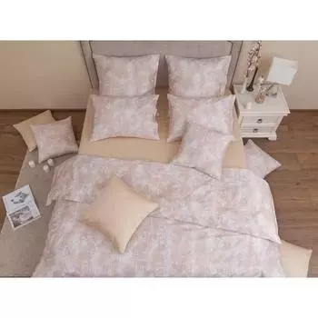 Постельное бельё 1.5 сп «Дарио беж», размер 180x220 см, 145x210 см, 70x70 см - 2 шт