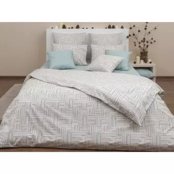 Постельное бельё 1.5 сп, размер 180х221 см, 145х210 см, 70х70 см - 2 шт