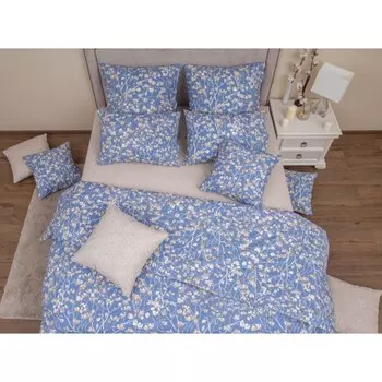 Постельное бельё 1.5 сп, размер 180х221 см, 145х210 см, 70х70 см - 2 шт