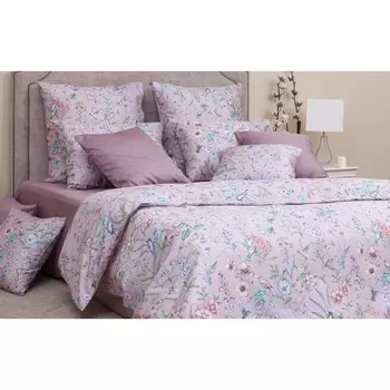 Постельное бельё 1.5 сп «Аморетт слива», размер 200x240 см, 145x210 см, 70x70 см - 2 шт