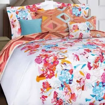 Постельное бельё 1.5 сп «Клематис», размер 145х210 см, 145х210 см, 70х70 см - 2 шт