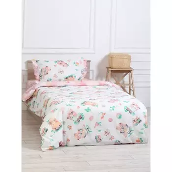 Постельное бельё 1.5 сп «Овечки», размер 145х210 см, 145х210 см, 50х70 см