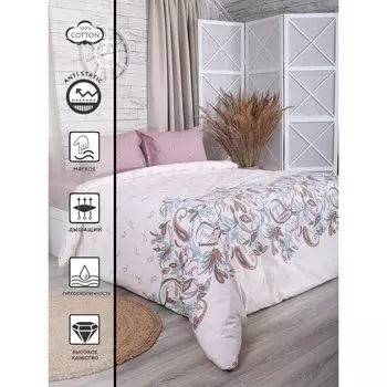 Постельное бельё 1.5 сп Monro, размер 150x215 см, 145x210 см, 70x70 см - 2 шт