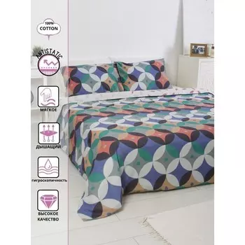 Постельное бельё 1.5 сп Melissa Olt, размер 150x215 см, 145x210 см, 50x70 см - 1 шт, 70x70 см - 1 шт