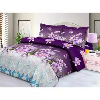 Постельное бельё 1.5 сп, размер 145x210 см, 145x210 см, 70x70 см - 2 шт