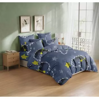 Постельное бельё 1.5 сп, размер 150x215 см, 150x215 см, 70x70 см - 2 шт