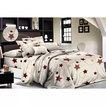 Постельное бельё 1.5 сп, размер 150x215 см, 150x215 см, 70x70 см - 2 шт