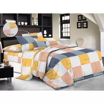 Постельное бельё 1.5 сп, размер 150x215 см, 150x215 см, 70x70 см - 2 шт