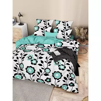 Постельное бельё 1.5 сп «Розамунда», размер 145х215 см, 145х215 см, 50х70 см - 2 шт