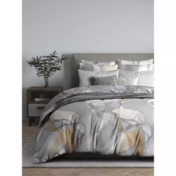 Постельное бельё 1.5 сп Guten Morgen Fog, размер 150х214 см, 143х215 см, 70х70 см