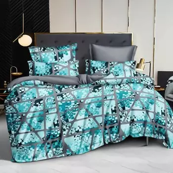 Постельное бельё 1.5 сп, размер 150х215 см, 150х215 см, 70x70 см - 2 шт