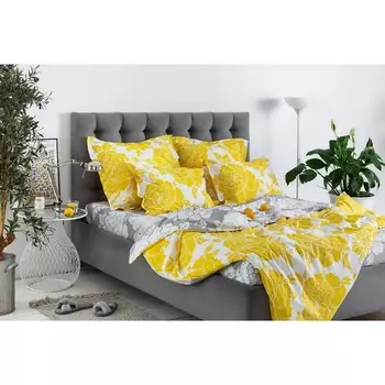 Постельное бельё 1.5 сп, размер 150х220 см, 145х215 см, 70х70 см - 2 шт