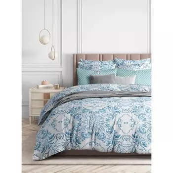 Постельное бельё 1.5 сп Delphinium, размер 150х214 см, 143х215 см, 70х70 см - 2 шт