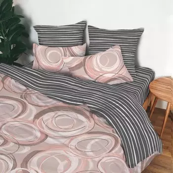 Постельное бельё 1.5 сп, размер 150x220 см, 145x215 см, 70x70 см - 2 шт