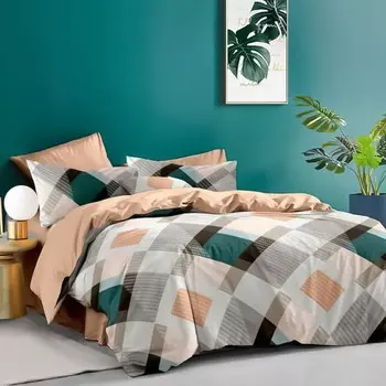 Постельное бельё 1.5 сп, размер 150x215 см, 150x215 см, 70x70 см - 2 шт