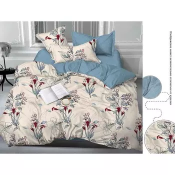 Постельное бельё 1.5 сп, размер 150x215 см, 150x215 см, 70x70 см - 2 шт