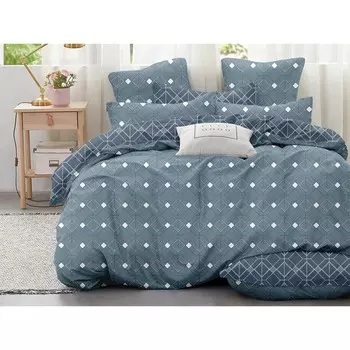 Постельное бельё 1.5 сп, размер 150х220 см, 145х215 см, 70х70 см - 2 шт