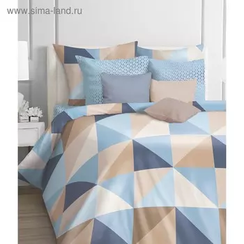 Постельное бельё 1.5 сп Delon, размер 150x215 см, 145x210 см, 70x70 см - 2 шт