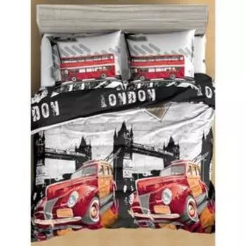 Постельное бельё 1.5 сп Bridge, размер 150x210 см, 145x215 см, 70x70 см - 2 шт