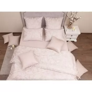 Постельное бельё 1.5 сп «Грейс какао», размер 200x240 см, 145x210 см, 70x70 см - 2 шт