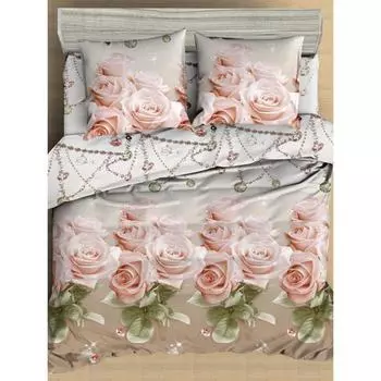 Постельное бельё 1.5 сп Jakarta, размер 150x210 см, 145x215 см, 70x70 см - 2 шт