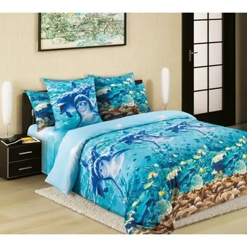 Постельное бельё 1.5 сп, размер 145х215 см, 143х215 см, 70х70 см - 2 шт