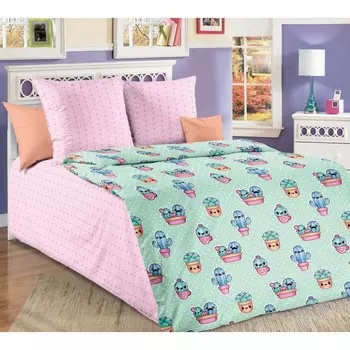 Постельное бельё 1.5 сп, размер 145х215 см, 143х215 см, 70х70 см - 2 шт