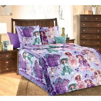 Постельное бельё 1.5 сп, размер 145х215 см, 143х215 см, 70х70 см - 2 шт