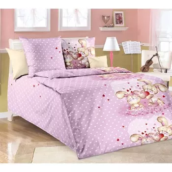 Постельное бельё 1.5 сп, размер 145х215 см, 143х215 см, 70х70 см - 2 шт