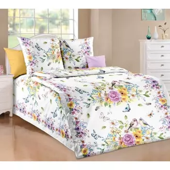 Постельное бельё 1.5 сп, размер 145х215 см, 143х215 см, 70х70 см - 2 шт