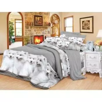 Постельное бельё 1,5 сп, размер 145x210 см, 145x210 см, 70x70 см - 2 шт