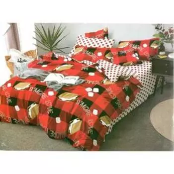 Постельное бельё 1,5 сп, размер 145x210 см, 145x210 см, 70x70 см - 2 шт