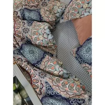 Постельное бельё 1.5 сп, размер 150х220 см, 145х215 см, 50х70 см - 2 шт