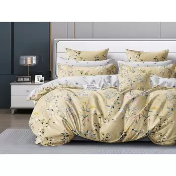 Постельное бельё 1.5 сп, размер 150х220 см, 145х215 см, 70х70 см - 2 шт