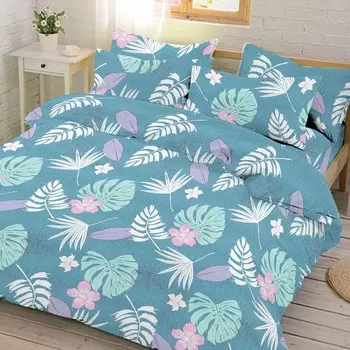 Постельное Бельё 1.5сп Бояртекс, размер 145х215, 145х215, 70х70см 2шт, микрофибра 65г/м, 100% полиэстер