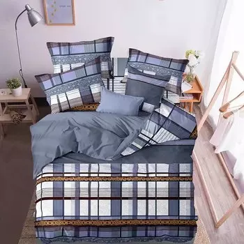 Постельное бельё 1,5сп Brilliant, 145х210, 145х210, 70х70см 2 шт, микрофибра, 100% полиэстер, 65 г/м