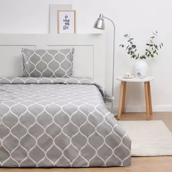 Постельное бельё 1,5сп Экономь и Я "Марокко" 143х215см, 145х214см, 50х70см-1шт, 60г/м2, микрофибра