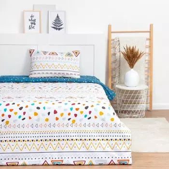 Постельное бельё 1.5сп LoveLife «Индейцы» 143х215 см,150х225 см,50х70 см-1 шт,125г/м2 сатин