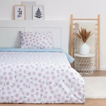 Постельное бельё 1.5сп LoveLife "Лютики" 143х215 см,150х225 см,50х70 см-1 шт,125г/м2 сатин