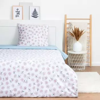 Постельное бельё 1.5сп LoveLife "Лютики" 143х215 см,150х225 см,70х70 см-1 шт,125г/м2 сатин