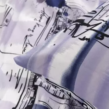 Постельное бельё 1,5сп Luisa de Rizzo Гонконг 145х215, 150х215, 70х70см 2шт бязь 120г/м хл100%