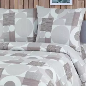 Постельное бельё 1,5сп Миланика Диалог 143х215см, 145х215см, 70х70см 2 шт, бязь 125г/м, хлопок 100%