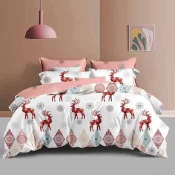 Постельное бельё 1,5сп, размер 145х215см, 160х215см, 70х70см 2шт поплин, 115 г/м