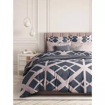 Постельное бельё 2 сп Agate, размер 180х214 см, 175х215 см, 70х70 см - 2 шт