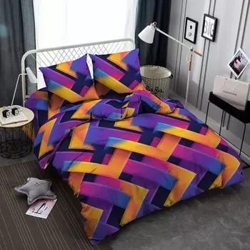 Постельное бельё 2 сп Amore Mio, размер 180х210 см, 175х215 см, 70х70 см - 2 шт