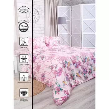 Постельное бельё 2 сп Apple, размер 180x215 см, 175x210 см, 50x70 см - 2 шт